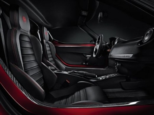 Interior of Alfa 4C