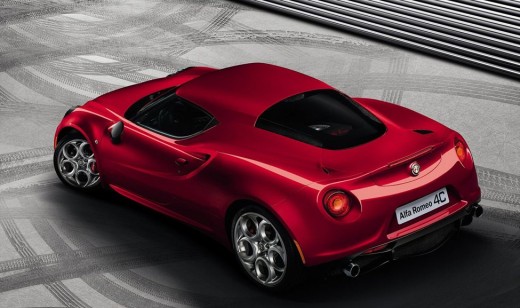 2013 Alfa Romeo 4C rear driver side view