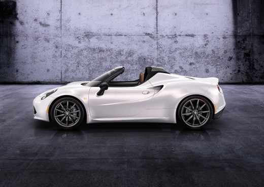 Alfa 4C Spider with top off