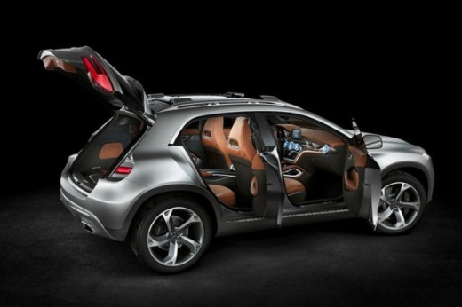 2014 Mercedes GLA with open doors