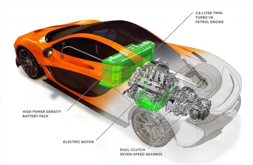 McLaren P1 engine