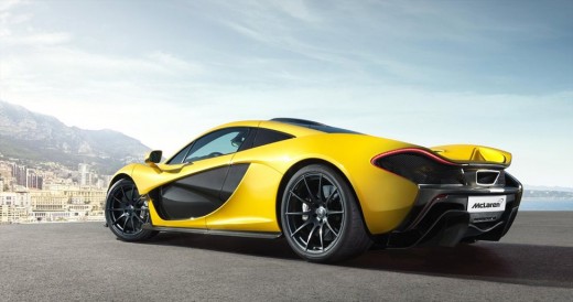 McLaren P1 rear side view - looks great from all sides