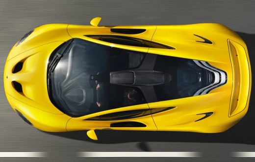 McLaren P1 top view