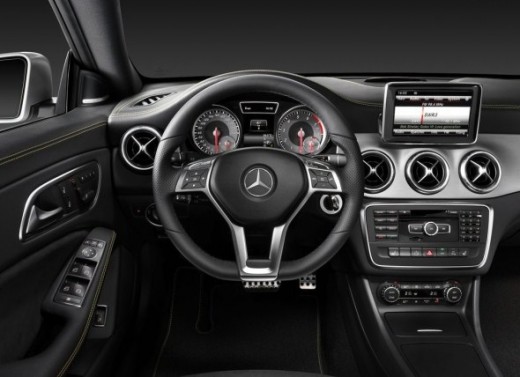 Interior of Mercedes CLA