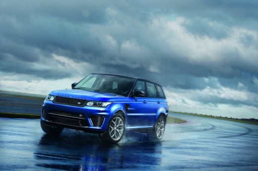 2015 Range Rover Sport SVR top speed is 260 km/h.