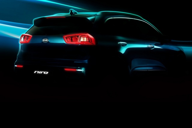 kia niro hybrid utility vehicle rear