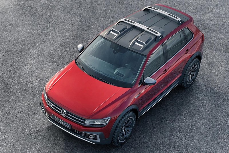 Volkswagen Tiguan GTE active concept top view