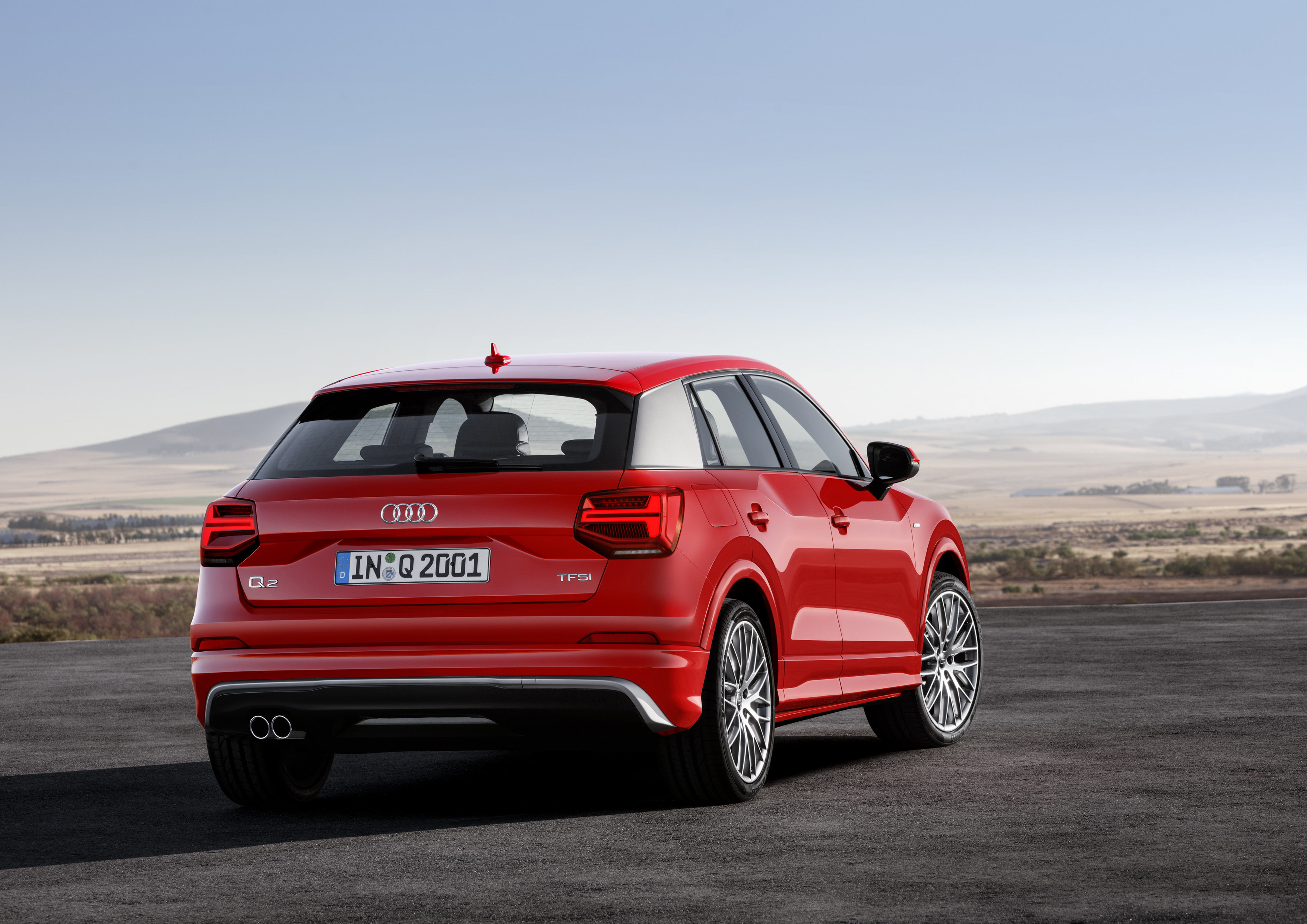 New Audi Q2 rear view