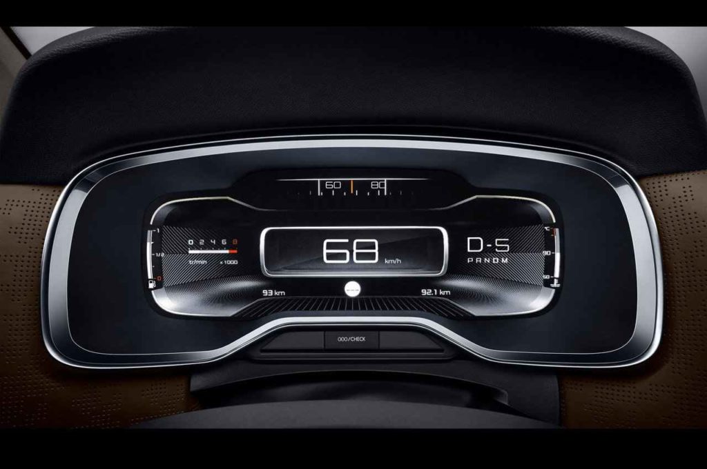 2017 Citroen C6 instrument panel