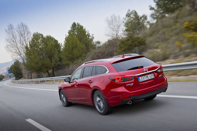 2016 Mazda6 Wagon rear side view