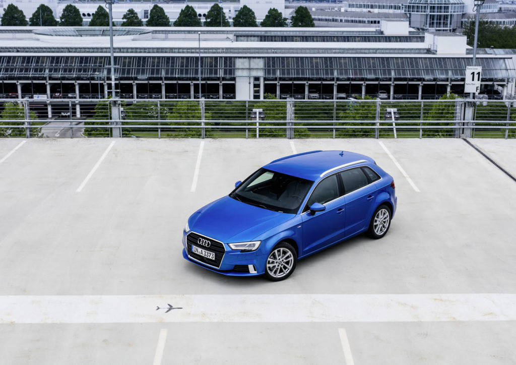 2017 Audi A3 Sportback blue