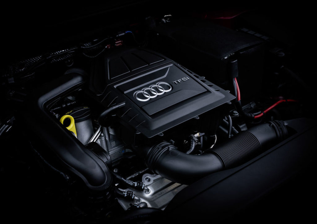 2017 Audi A3 engine compartment