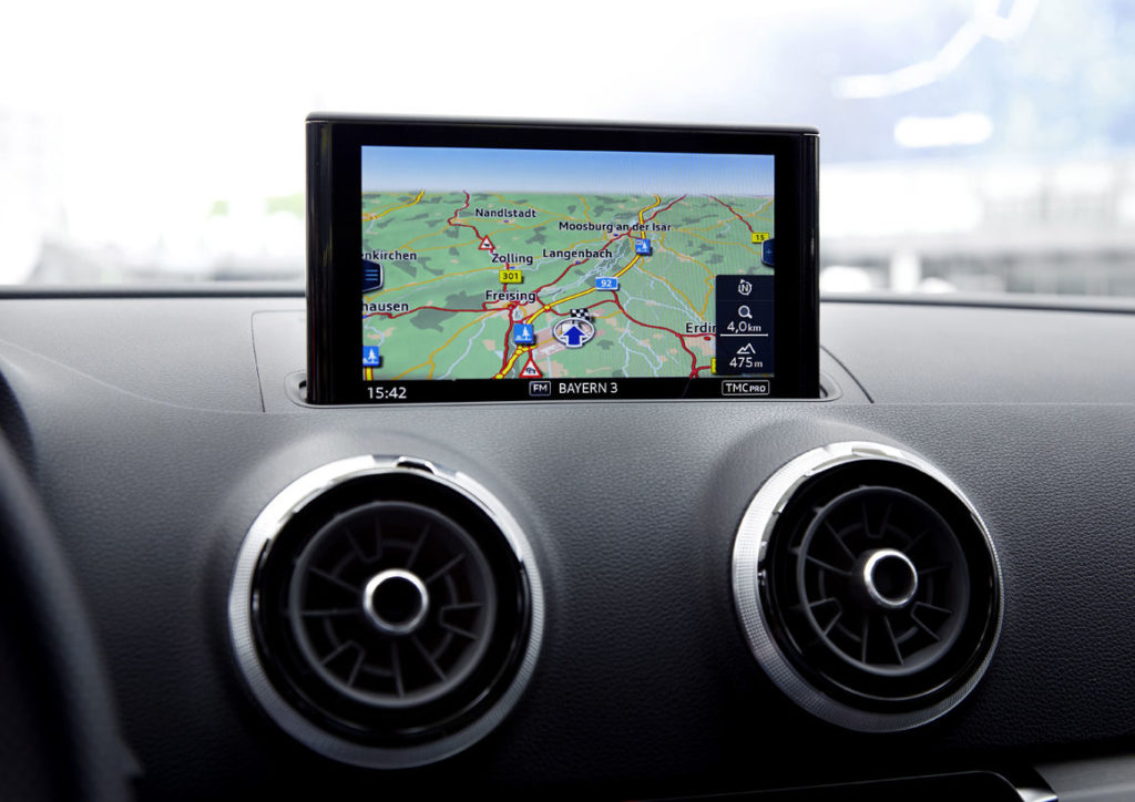 2017 Audi A3 navigation screen