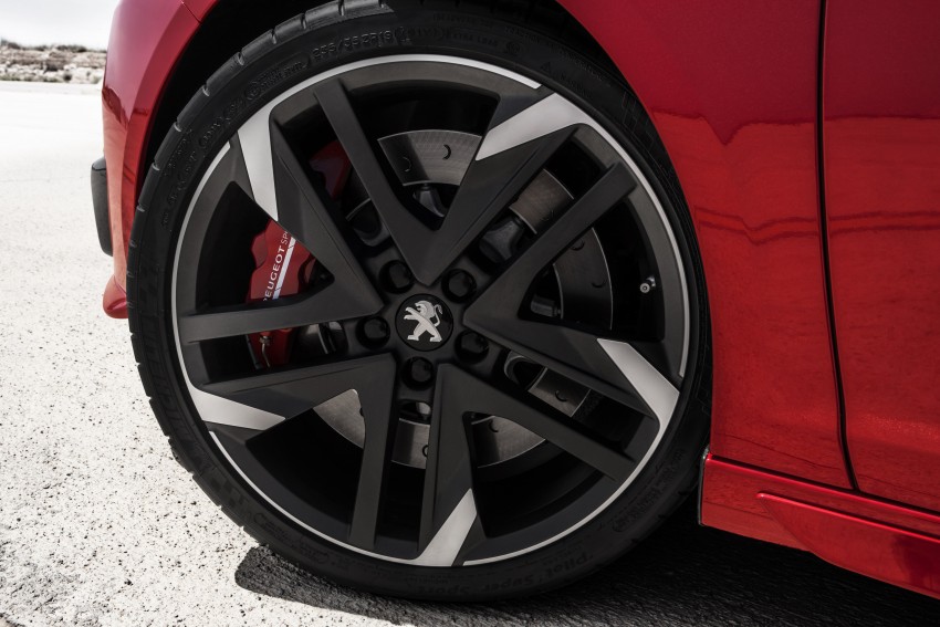 PEUGEOT 308GTi tire brake