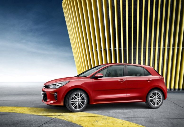 new 2017 Kia Rio side