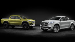 Mercedes X-Class Powerful Adventurer (left) and Stylish Explorer (right).