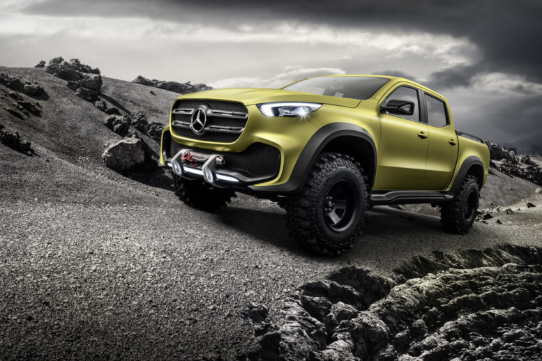 Mercedes X-Class engine V6 diesel