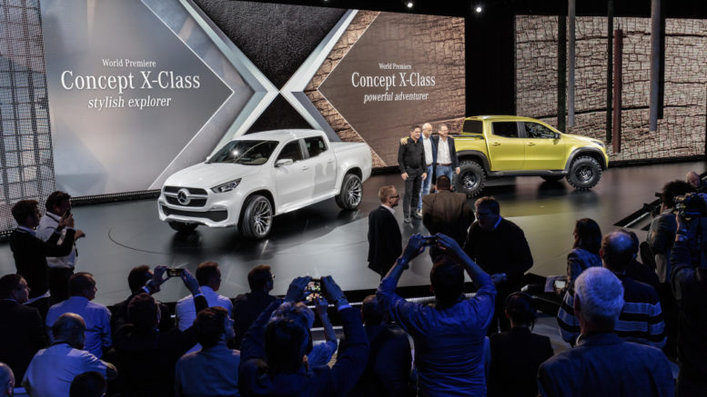 Mercedes X-Class / Artipelag / Stockholm 2016 / reveal of the Mercedes-Benz Concept X-Class.