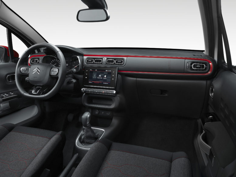 2017 Citroen C3 interior