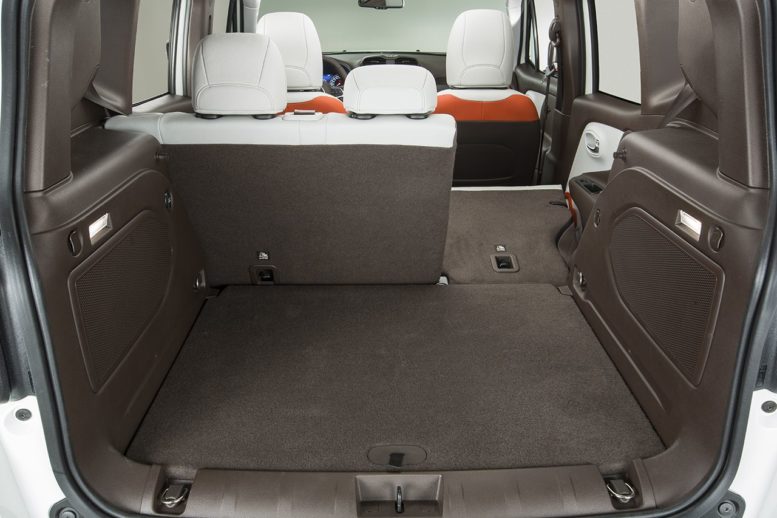2016 Jeep Renegade Limited Luggage compartment