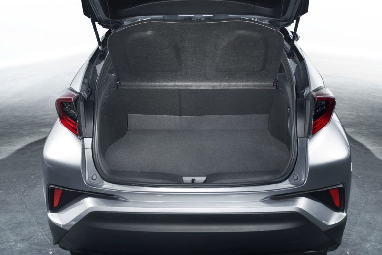 2016 Toyota C-HR luggage compartment