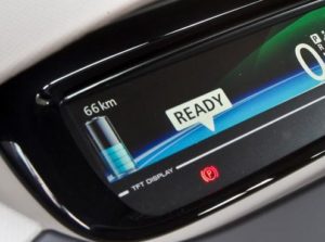 2016 Renault Zoe remaining range display