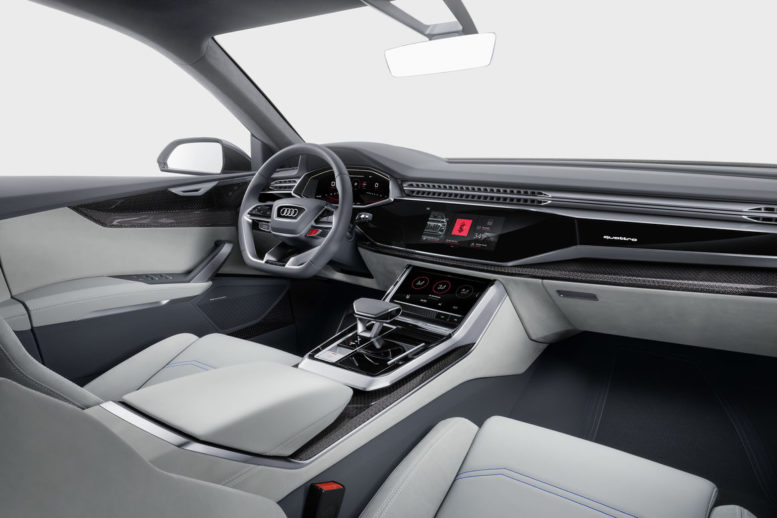 2018 Audi Q8 electric range