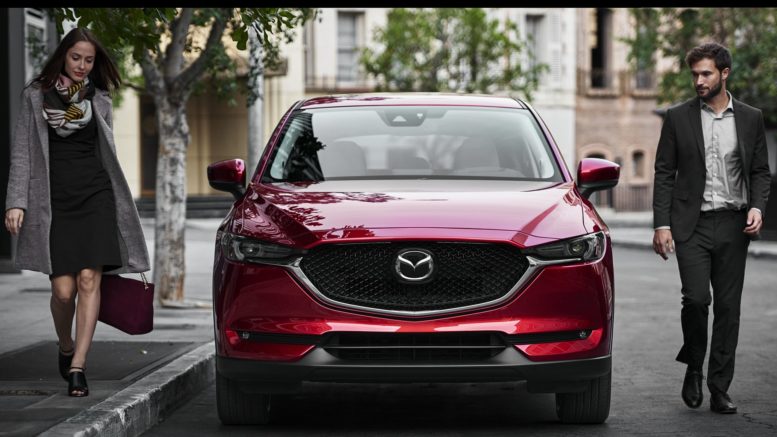 2017 Mazda CX-5 front view driving dynamics