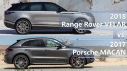 2018 Range Rover VELAR vs. 2017 Porsche MACAN comparison