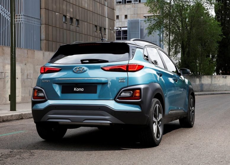 2018 Hyundai Kona ground clearance four wheel drive