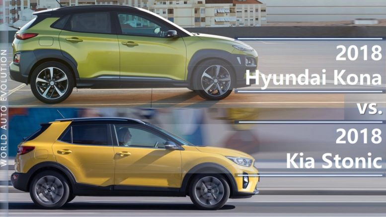 Hyundai Kona vs Kia Stonic comparison