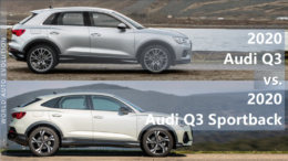 Audi Q3 vs Audi Q3 Sportback comparison