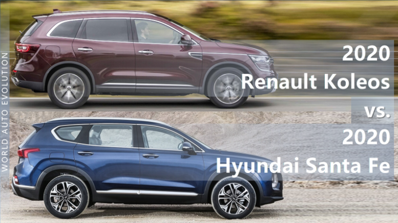Renault Koleos vs Hyundai Santa Fe comparison
