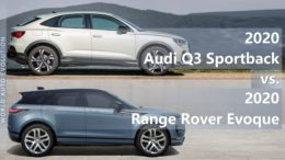 Audi Q3 Sportback vs Range Rover Evoque comparison
