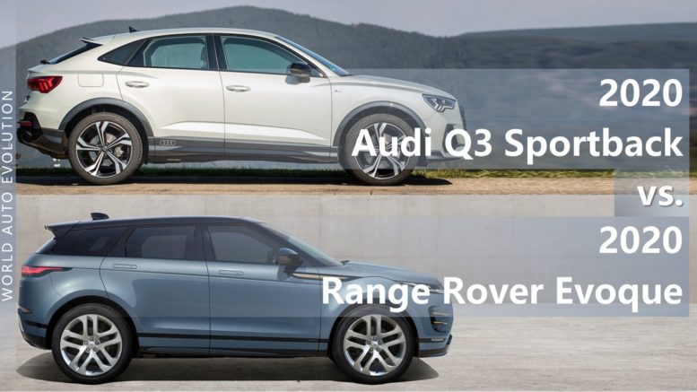 Audi Q3 Sportback vs Range Rover Evoque comparison