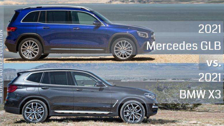 Mercedes GLB vs BMW X3 comparison